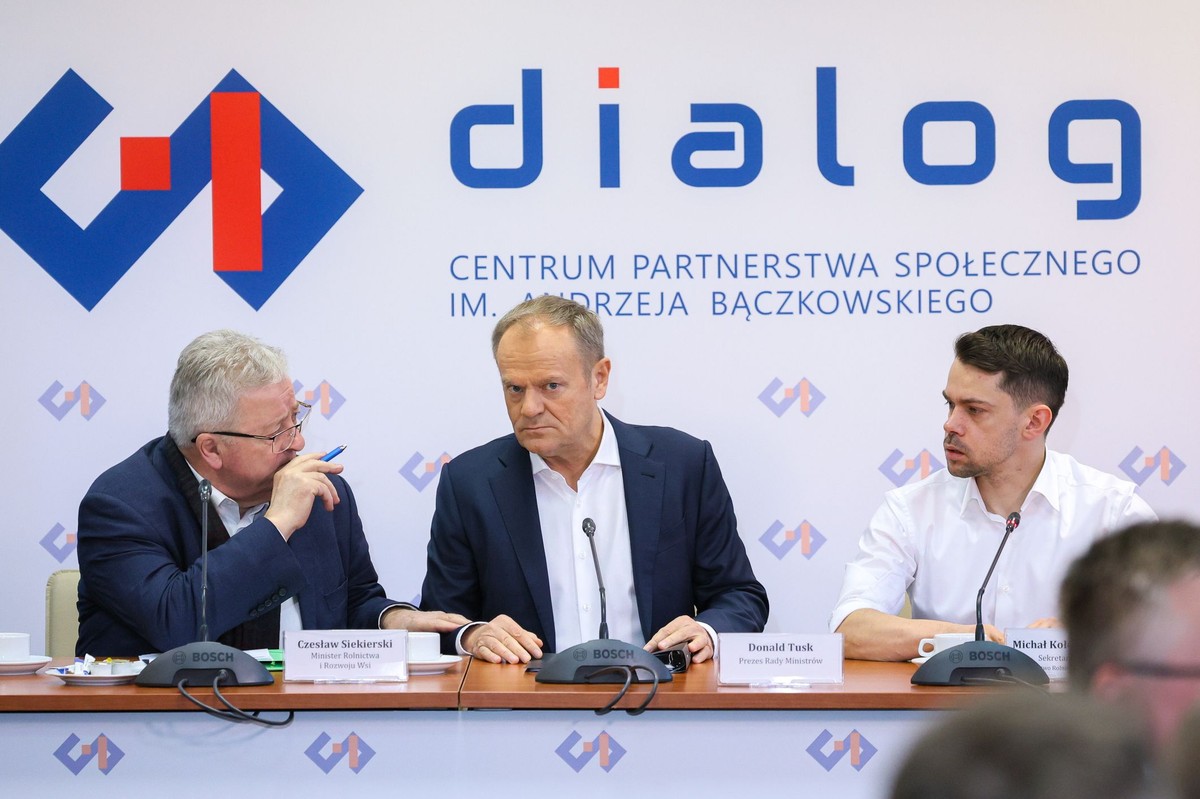 Donald Tusk, Czesław Siekierski, Michał Kołodziejczak