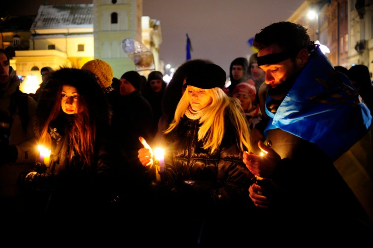 Manifestacja Solidarni z Ukrainą