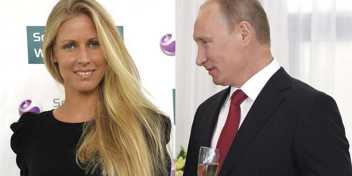 Putin na ślubie seksownej tenisistki