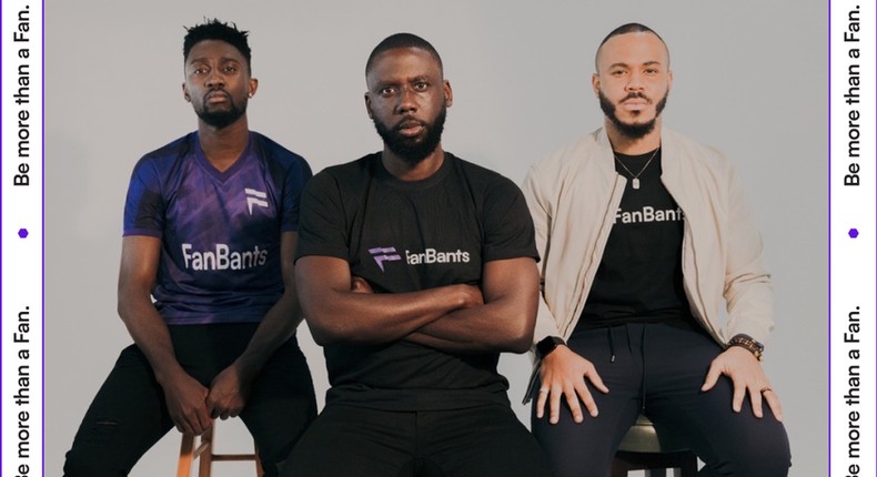 The FanBants Team: Wilfred Ndidi, Fola Folowosele and Ozoemena Chukwu 