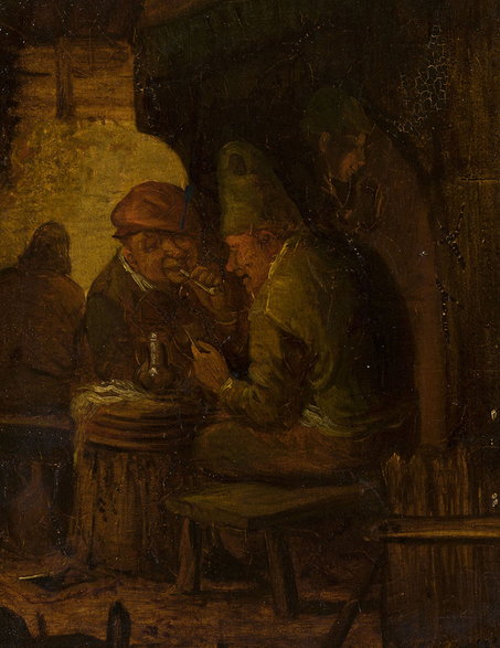 Scena w karczmie Obraz XIX-wieczny.