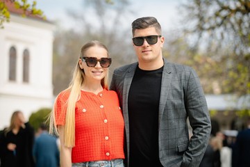 A várandós műsorvezető, Iszak Eszter és párja, Gyurta Dániel olimpikon is ellátogatott az eseményre