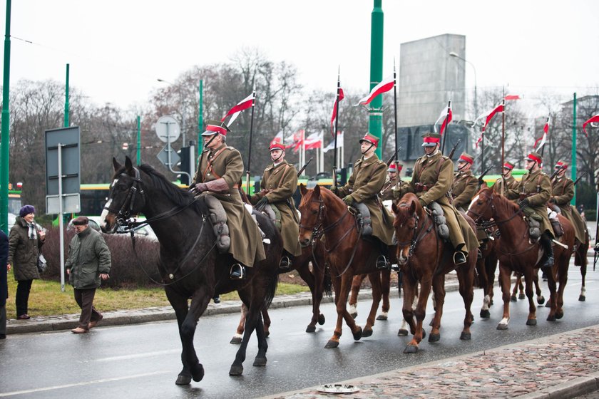 Ułani podczas obchodów