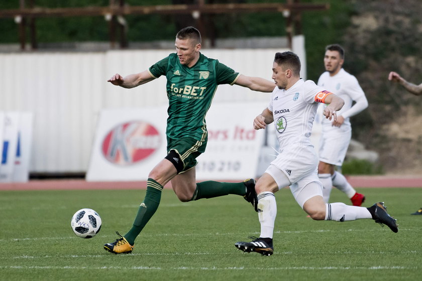 Pilka nozna. Ekstraklasa.SLASK WROCLAW - MLADA BOLESLAV. Sparing. 28.01.2018