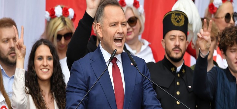 "Marsz za Polską" w Warszawie. Nawrocki: Dość mikromanii