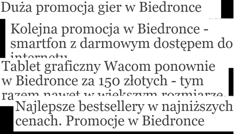 Czasem zdarzą się promocje...