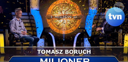 Tomasz właśnie wygrał milion. Pytanie w "Milionerach" było podchwytliwe. Znasz odpowiedź?