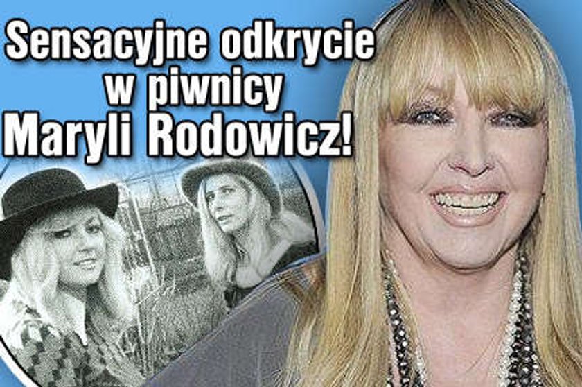 Sensacyjne odkrycie w piwnicy Maryli Rodowicz!