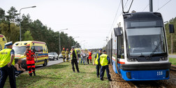Zderzenie tramwajów w Bydgoszczy. 16 osób rannych