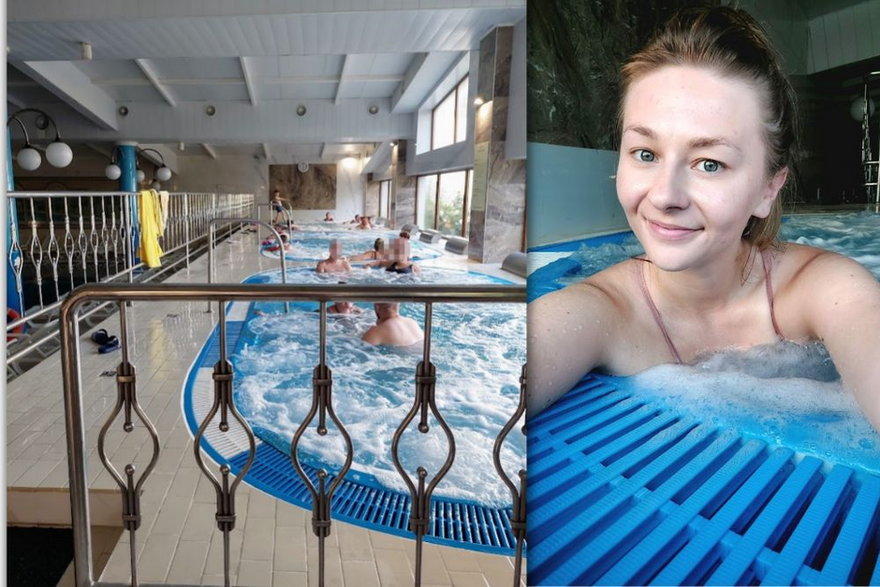 W jednym z trzech jacuzzi