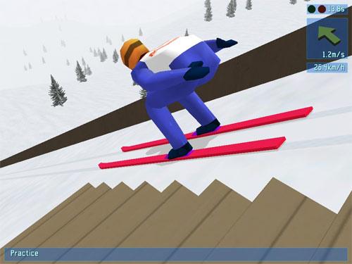 W najnowszej wersji Deluxe Ski Jump poprawiono symulację lotu
