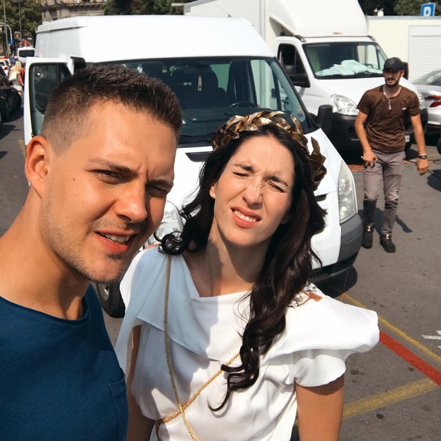 Miloš Biković i Jelisaveta Orašanin (Foto: Instagram/jagodenamagli)