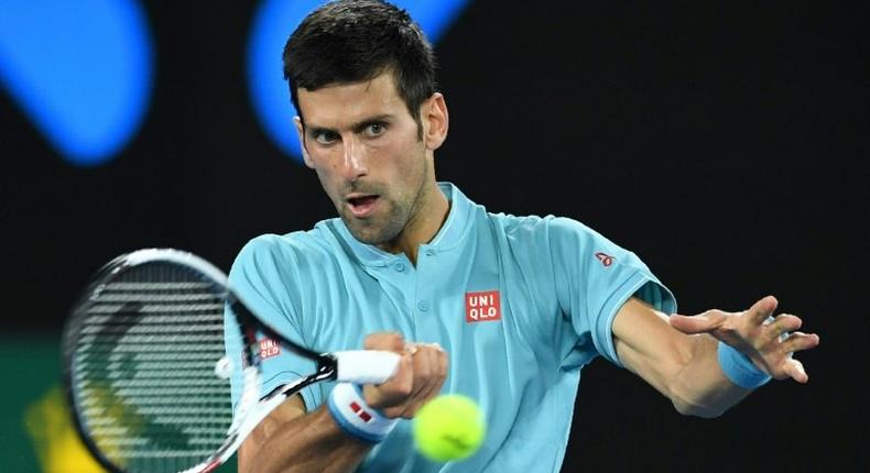 Serbia's Novak Djokovic defeated Fernando Verdasco 6-1, 7-6 (7/4), 6-2 in their Australian Open first round match