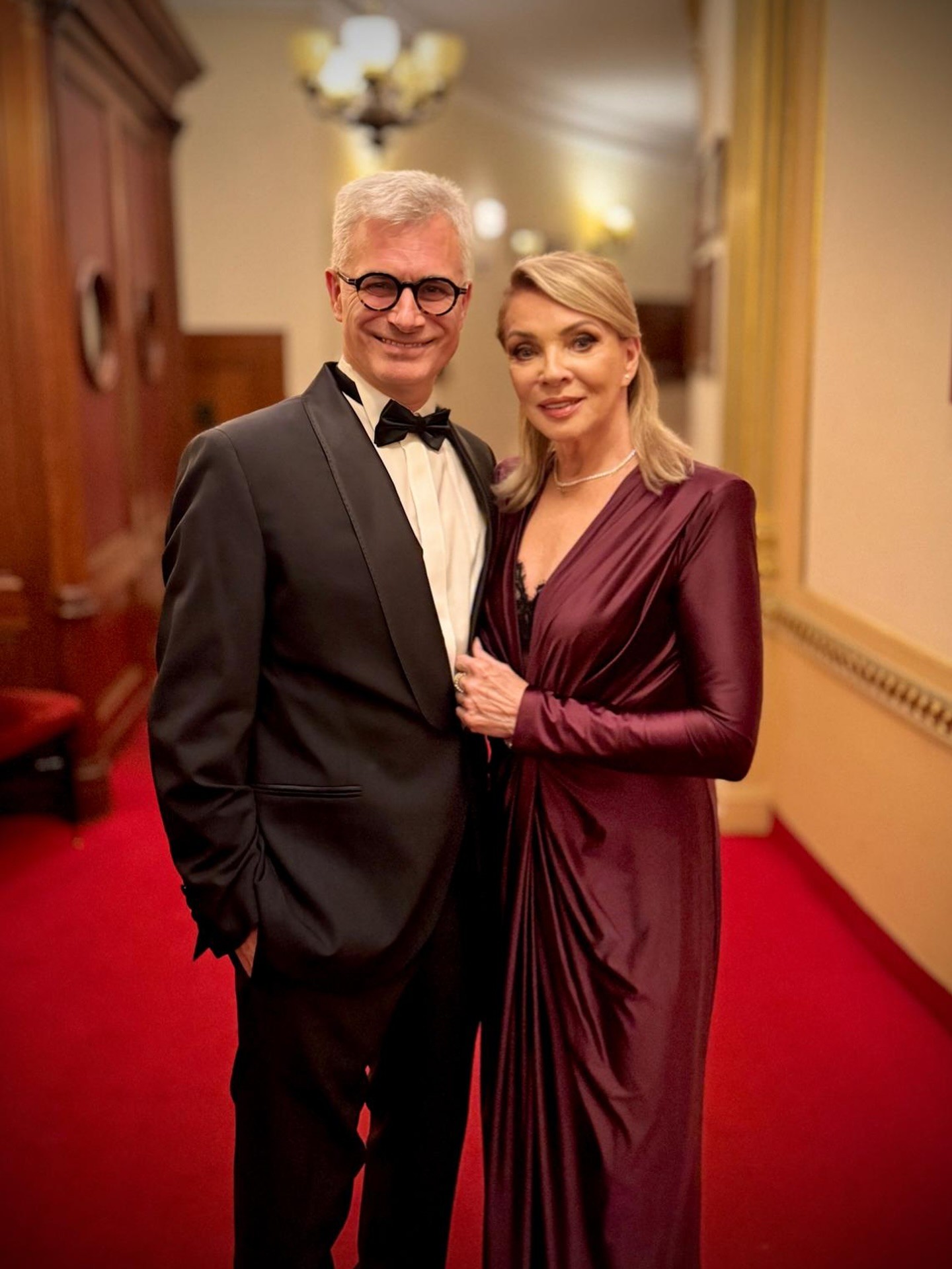 Dirigent Braňo Kostka a herečka Zdena Studenková.