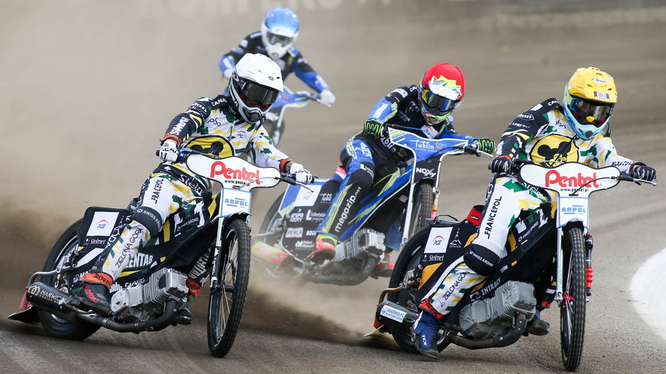 Falubaz Zielona Góra, Motor Lublin, Mateusz Tonder, Max Fricke, Grigorij Łaguta