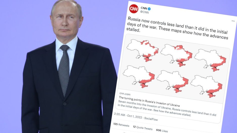 Władimir Putin (Fot. Twitter/@CNN)