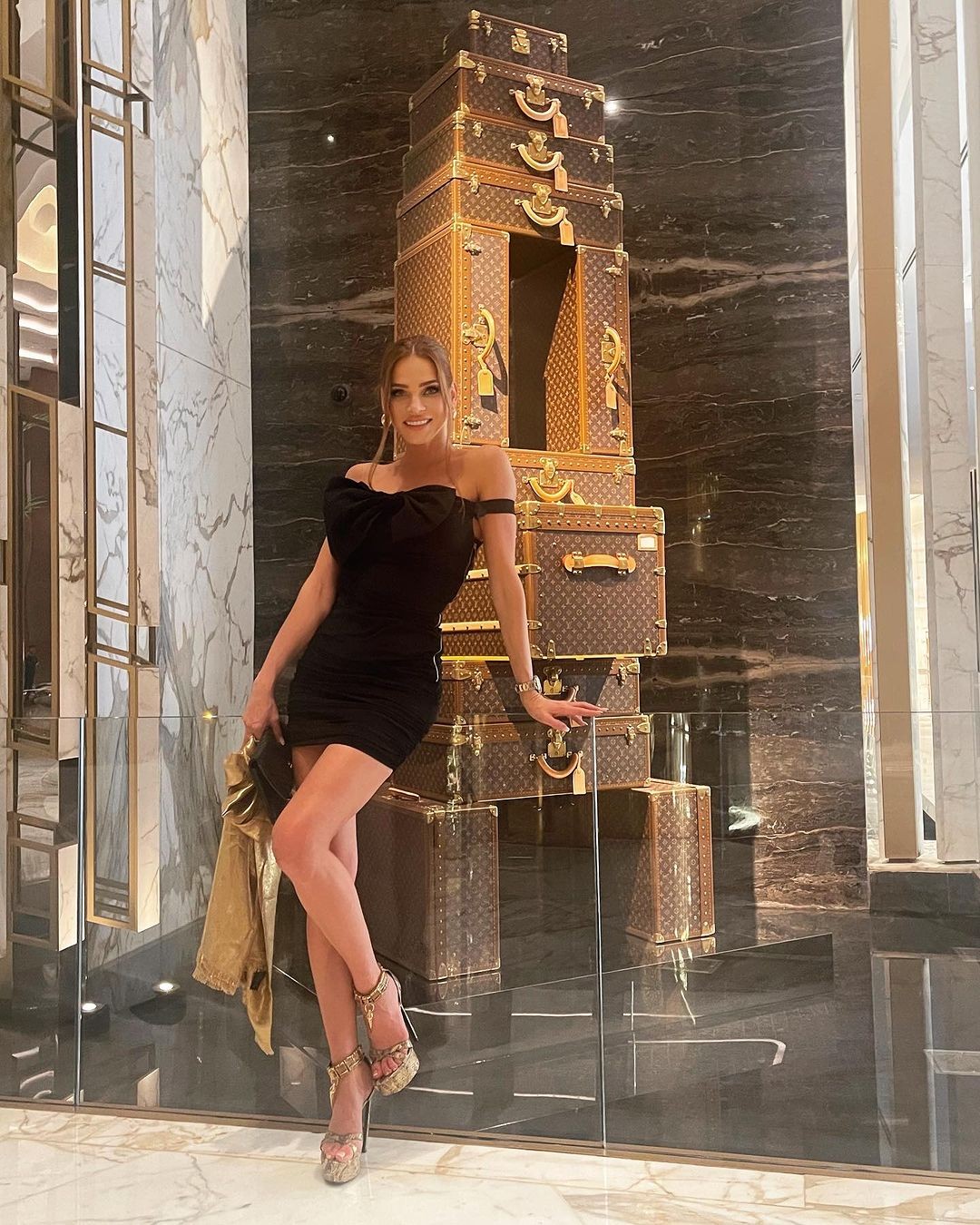Slovenská modelka Andrea Verešová v Dubaji.