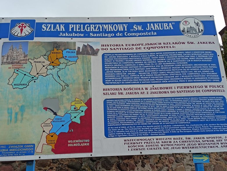 Szlak św. Jakuba w Jakubowie