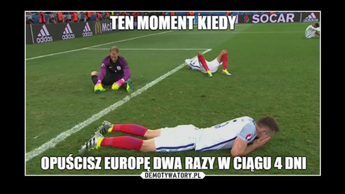 Reprezentacja Anglii zakończyła swoją przygodę z mistrzostwami Europy 2016 we Francji. Reprezentacja Islandii pokonała Anglików 2:1 w meczu 1/8 finału Euro 2016.