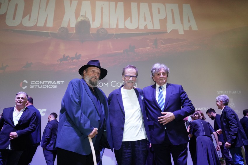 Laušević na premijeri filma