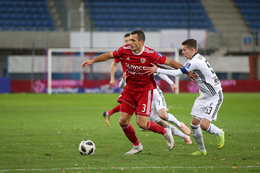 Pilka nozna. Puchar Polski. Piast Gliwice - Legia Warszawa. 30.10.2018