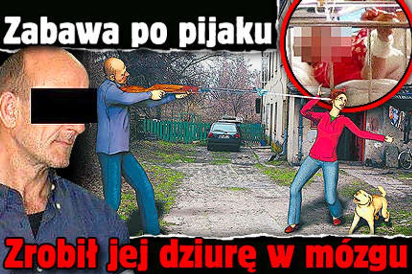 Zrobił jej dziurę w mózgu