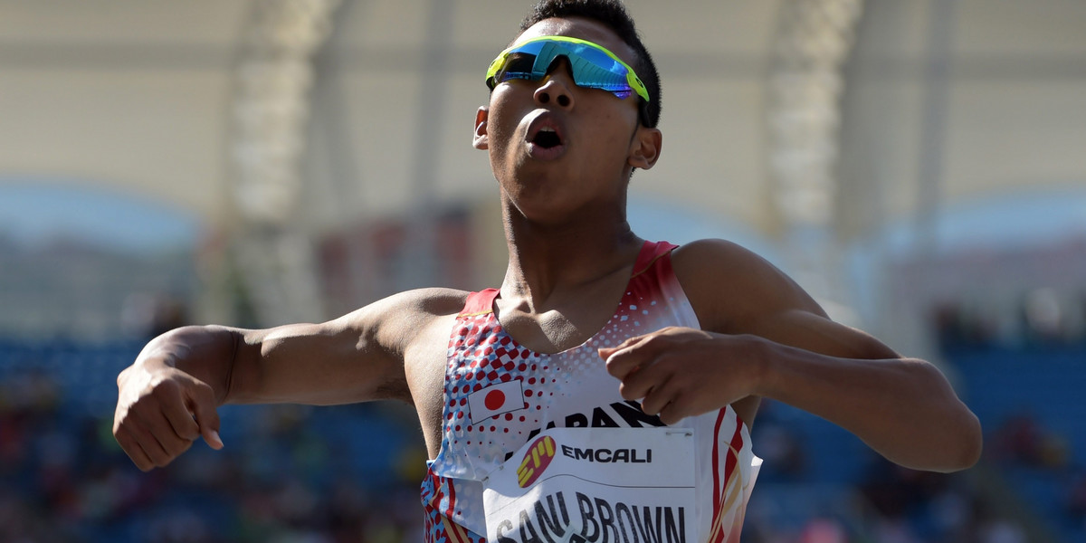 Sani Brown 16-letni fenomenalny sprinter z Japonii