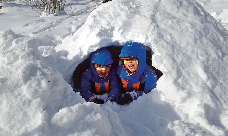 Ranko i Džekson uživaju na snegu