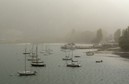 Boats are seen covered with ash from the Calbuco volcano in the Patagonian Argentine area of San Martin de Los Andes