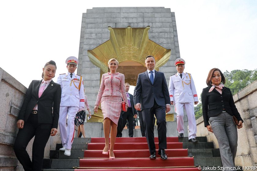 Tak prezentowała się Agata Duda w Wietnamie. Zdjęcia