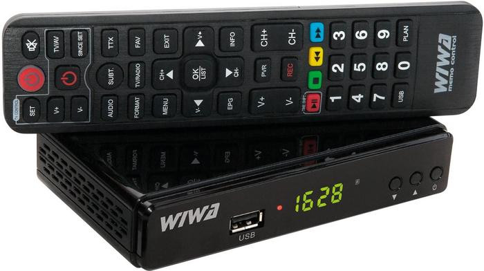 Zewnętrzny tuner DVB-T2, model WIWA HD-159 H.265