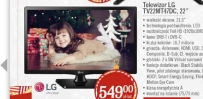 Telewizor w dyskoncie za 550 zł. Sklepy szaleją na święta