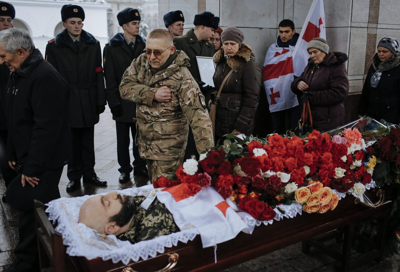 Kapitan gruzińskiej armii Tamaz Suchiaszwili poległ 17 stycznia