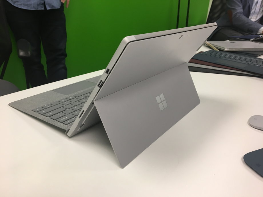 The backside of the new Surface Pro.