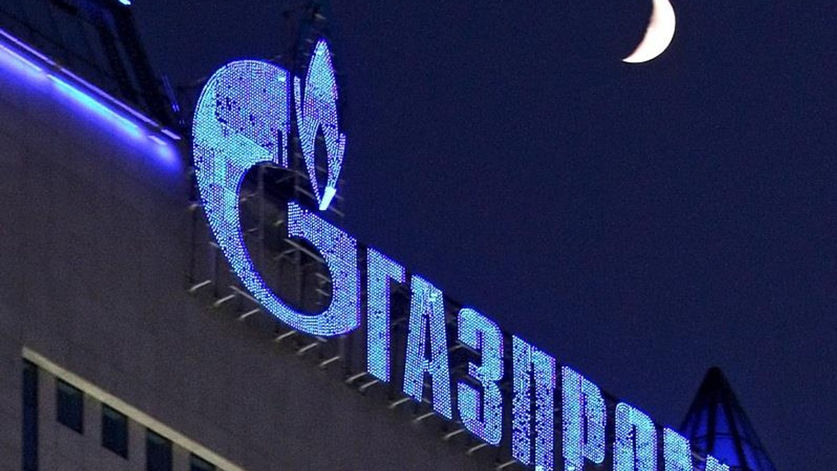 Gazprom logo siedziba