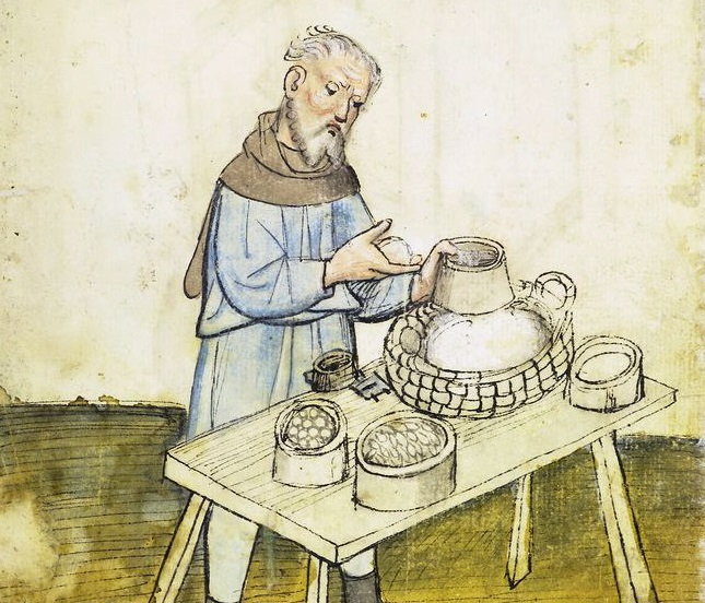 Nie wszystkie towary wystawiane przez średniowiecznych kupców pachniały dobrze. Należało się trzymać z dala zwłaszcza od stanowisk z rybami… Ilustracja poglądowa.