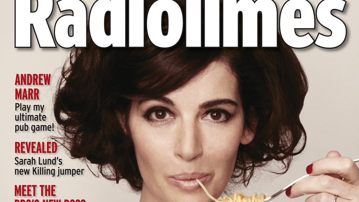 Nigella Lawson na okładce "RadioTimes"