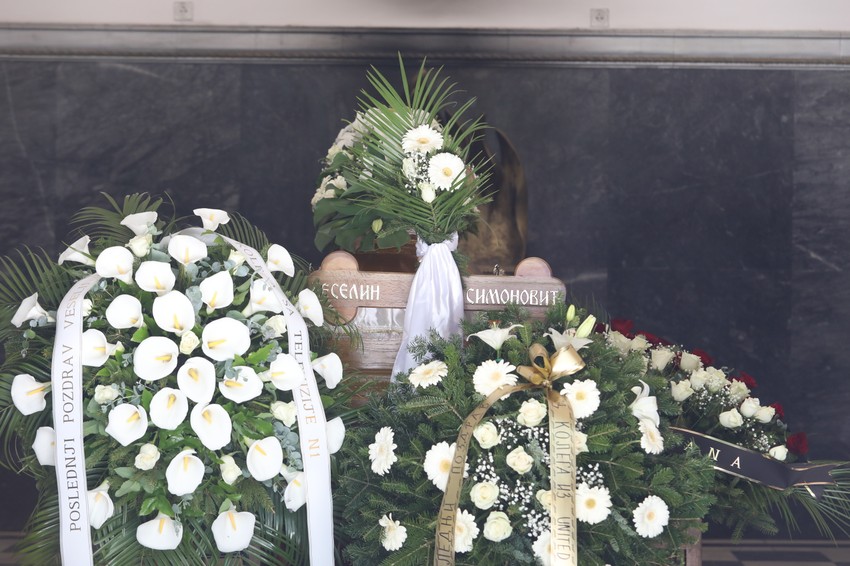 Sahrana Veselina Simonovića