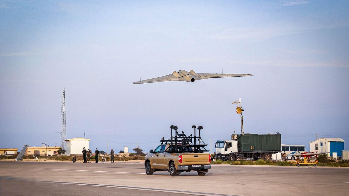 Ilustracija: dron "šahed"