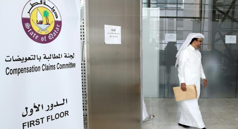 The offices of the Compensation Claims Committee set up in Doha to aid people affected by the Gulf crisis