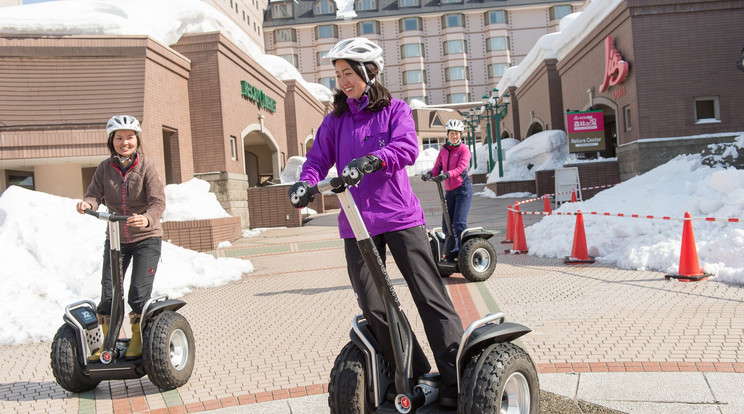 Télen is érdemes kipróbálni a segwayt, hiszen nagyon egészséges és szórakoztató kikapcsolódás