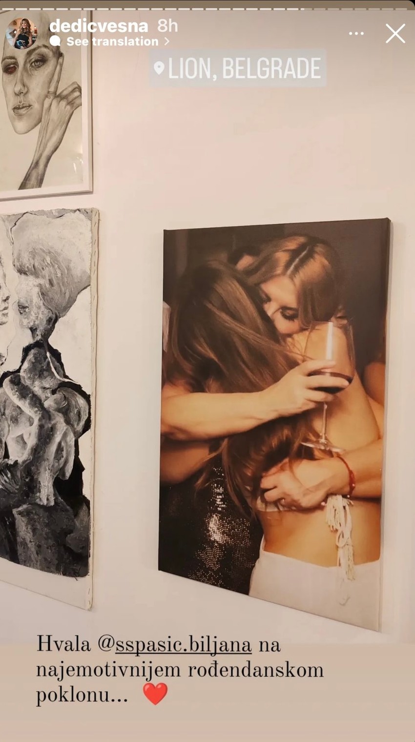 Biljanin poklon za Vesnu