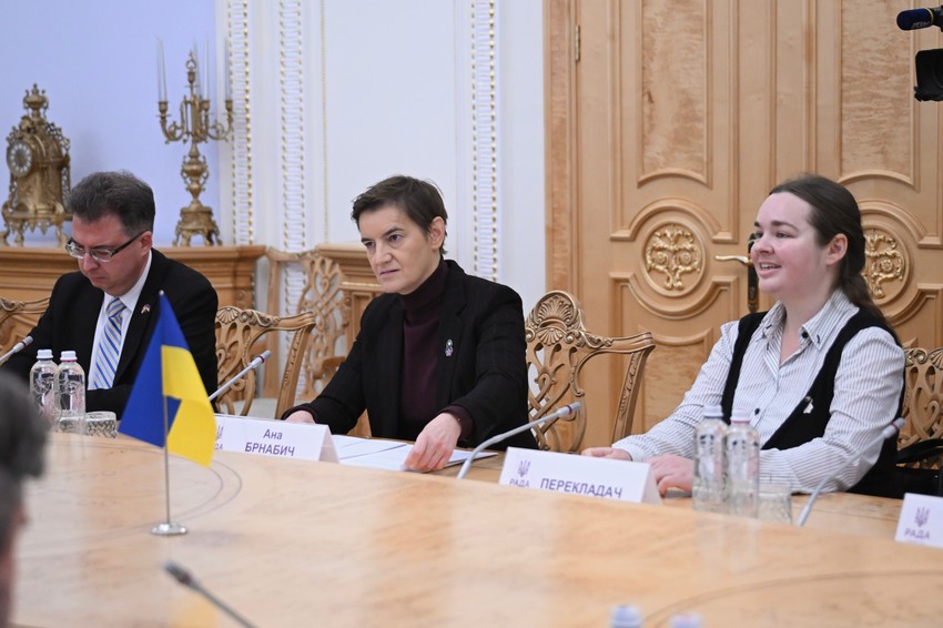 Ana Brnabić u Ukrajini