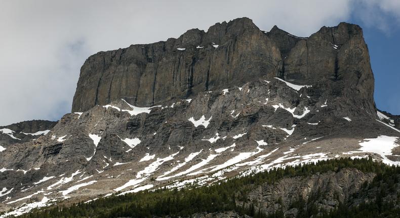 Castle Mountain in Alberta, Canada.George Rose/Getty Images