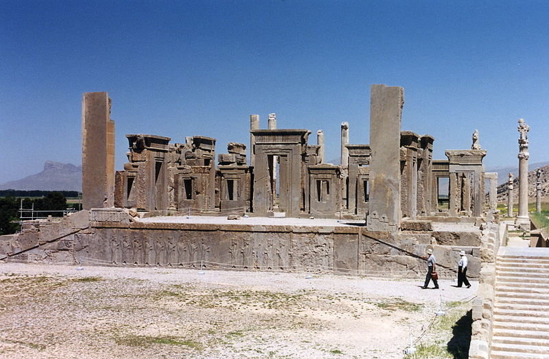 Ruiny Pałacu Dariusza w Persepolis / fot. CC-BY-SA 30