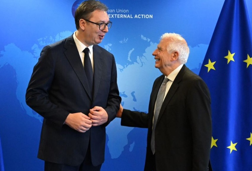 Aleksandar Vučić i Đuzep Borelj