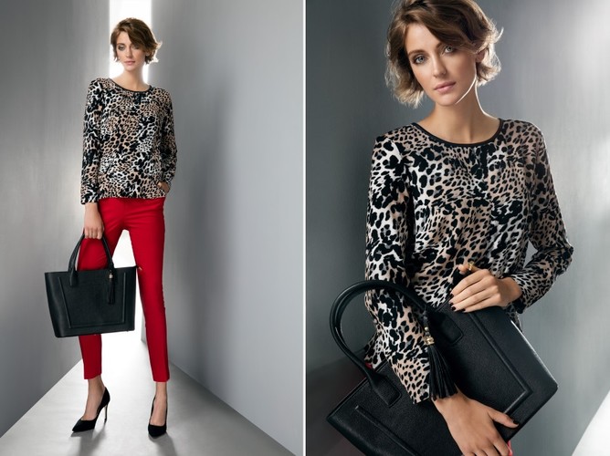 Renata Kaczoruk w lookbooku kolekcji Taranko Business jesień/zima 2016/2017