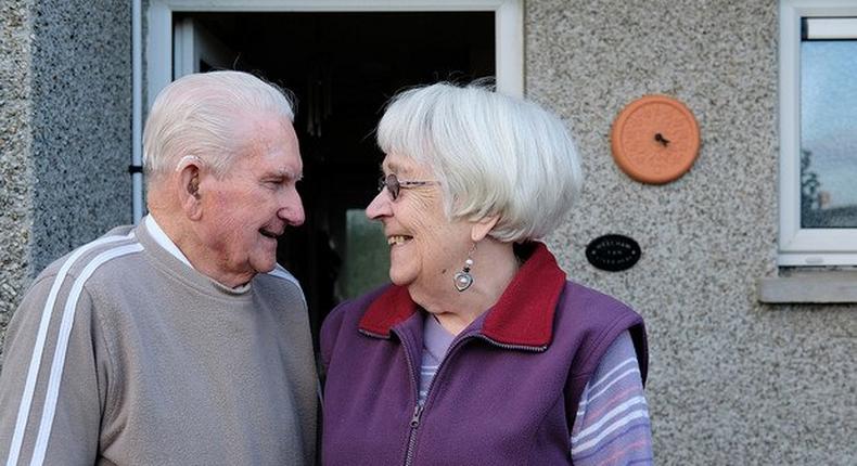 70 years and still happy together.