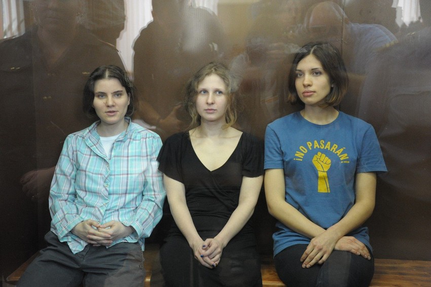 Trio nakon čuvenog hapšenja zbog performansa u crkvi