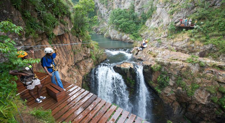 Drakensberg canopy tour in Drakensberg [Portfolio collection]